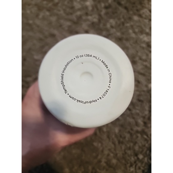 Hydroflask White/Grey Flip-Top 12 Oz - Picture 4 of 8